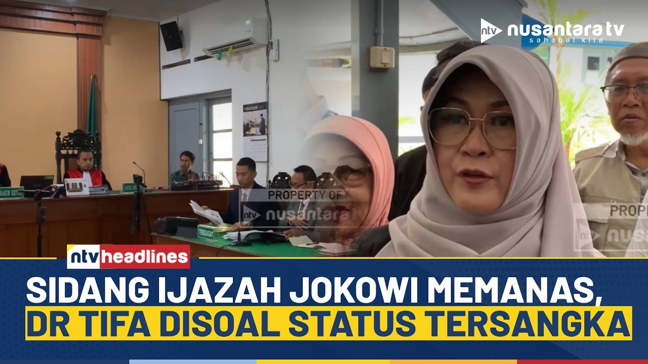 [LIVE] Sidang Ijazah PN Solo, Kuasa Hukum Jokowi Tolak Dr Tifa jadi Saksi | NTV HEADLINES