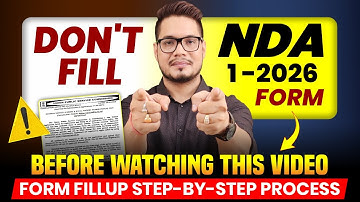 NDA 1 2026 Form Filling Step by Step | How to fill NDA 1 2026 | NDA 1 2026 Form Kaise Bhare