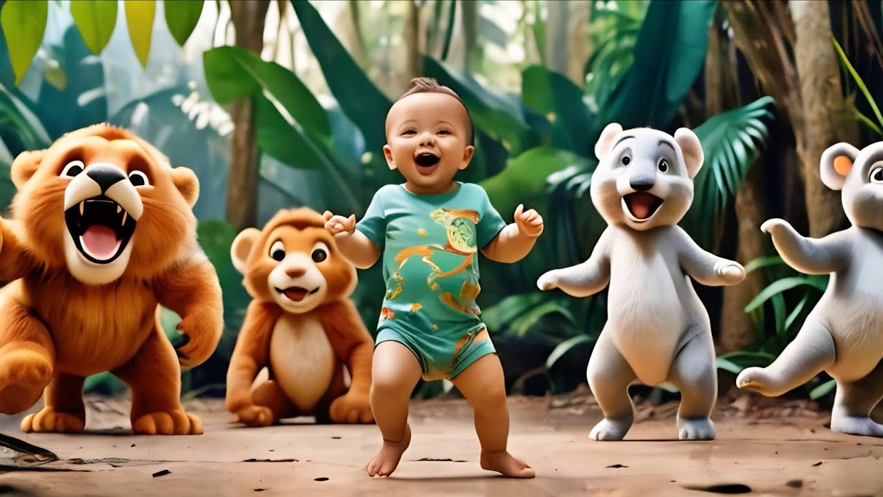 Baby Dance Jump & Play (Children Dance Music Video 4k HD) YouTube Music