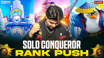 SOLO Conqueror Push LIVE – Today We Rank UP! 🔥#bgmi #bgmilive #bgmishorts #bgmihighlights