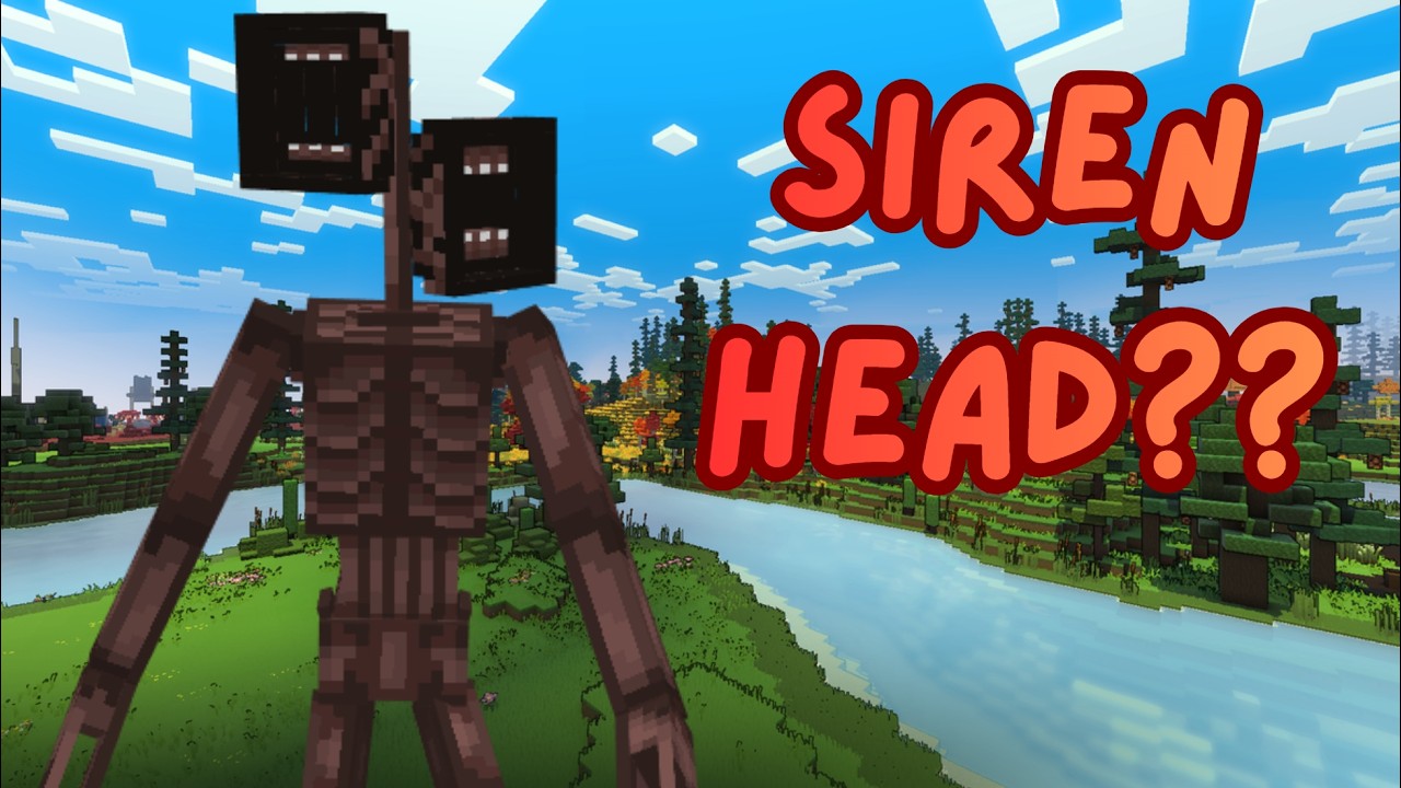 Minecraft SIREN HEAD mod is TERRIFYING