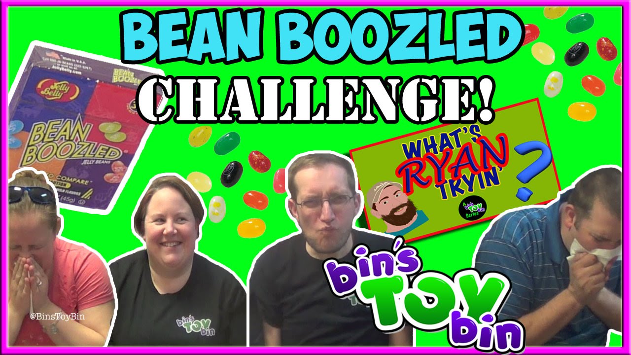 Bean Boozled Jelly Bean Challenge! YUCK!!! Jelly Belly | What's Ryan Tryin'? | Bin's Toy Bin