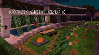 Minecraft Relaxing Stream 🌊 Cozy Modern House by the Water | Sleep, Study, Chill 24/7 screenshot 4