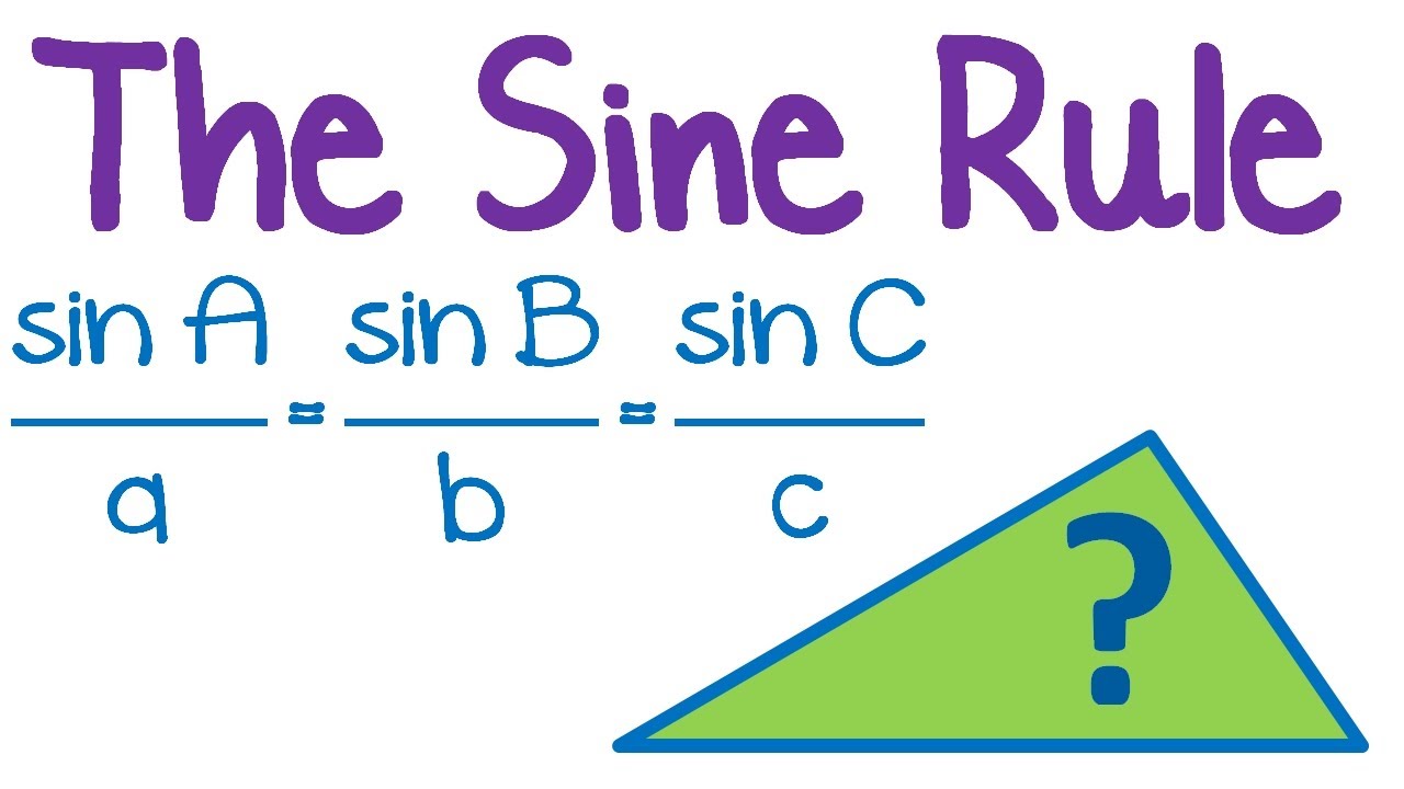 Maths Tutorial: Trigonometry Law Of Sines / Sine Rule