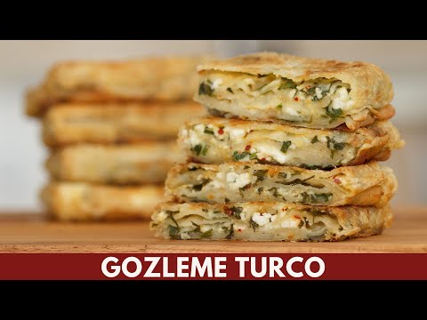 Gozleme, receta fácil y buenísima de la cocina Turca, sin horno, sin levadura | Katastrofa La Cocina