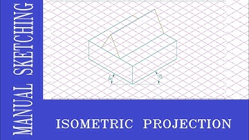ISOMETRIC PROJECTION | TRIANGULAR PRISM ON SQUARE SLAB | EGDL | EASY CAED | PROF. DINESH R.