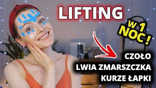 LIFTING w DOMU ❌ KINESIOTAPING Twarzy  Masaż CAŁEJ TWARZY * Naturalna METODA NA Zmarszczki