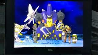 Digimon Frontier MetalKabuterimon Launch Agunimon On The Cannon On The Moon 🌝