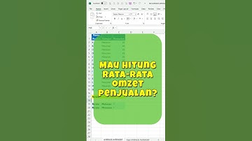AVERAGE & AVERAGEIF di Excel, Bedanya Apa? Yuk, Simak! #shorts #rumusexcel