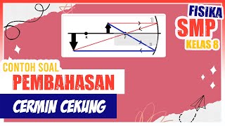 Contoh Soal dan Pembahasan Cermin Cekung | Cahaya dan Alat Optik | Fisika SMP Kelas 8