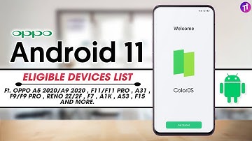 🔴 Oppo ColorOS 11 for A5 2020/A9 2020 , F11/F11 Pro , F15 , F9/F9 Pro , A31 , K3 , K5 , Reno 2Z/2F