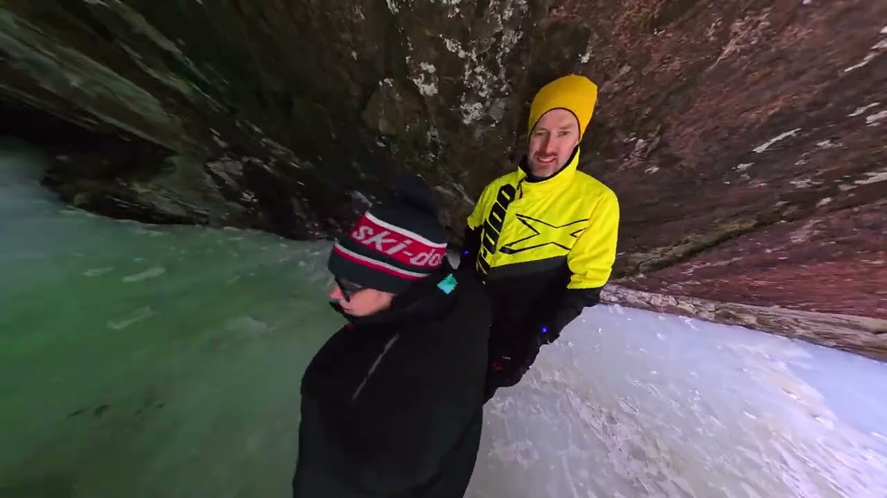 Kearney Ice Caves on Dewfish Lake