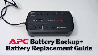 APC Battery Backup+ Battery Replacement How To Guide ES550 ES650 ES750 BE550G BE750G