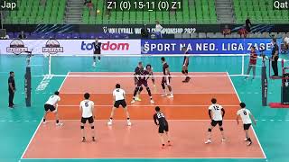 Volleyball Japan vs Qatar Amazing Full Match