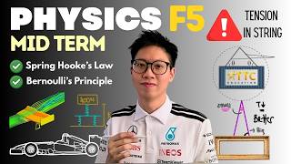 PHYSICS || Form 5 Mid Term Revision || Hooke's law & Bernoulli's Principle || Inverted Aerofoil