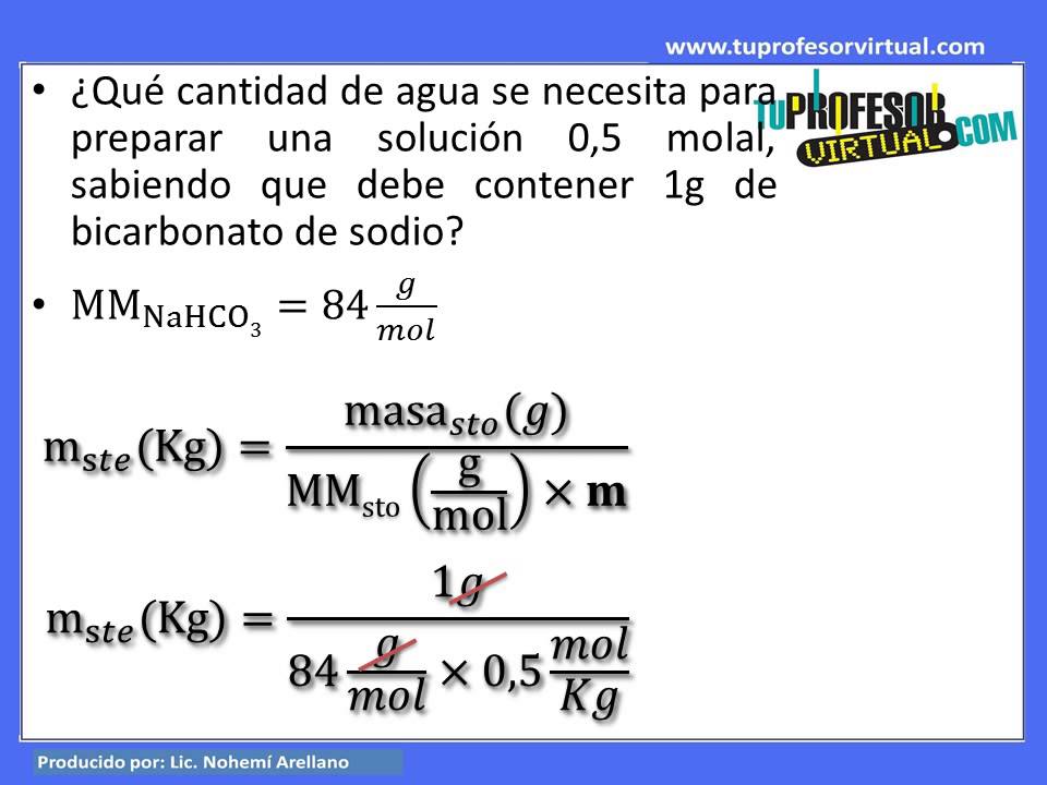 Como calcular moles