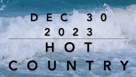 Billboard Top 50 Hot Country (Dec 30, 2023)
