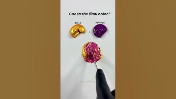 Regal Energy In Every Swirl 👑 #colormixing #satisfying