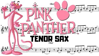 Video thumbnail of "The Pink Panther [TENOR SAX]"