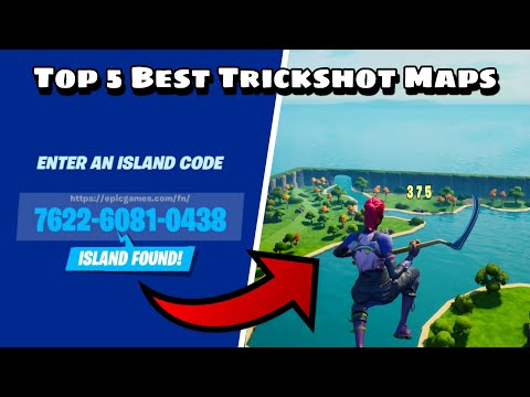 Top 5 BEST Fortnite TRICKSHOT MAPS!