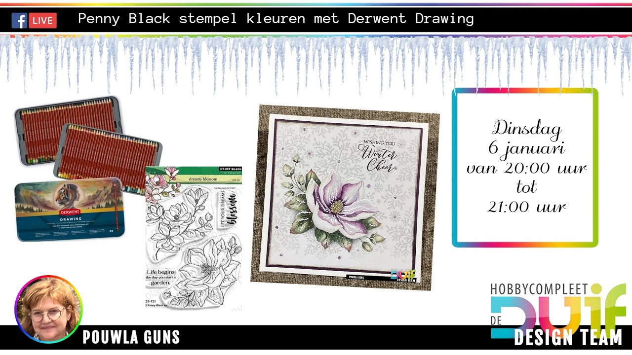 260106 Penny Black kleuren met Derwent