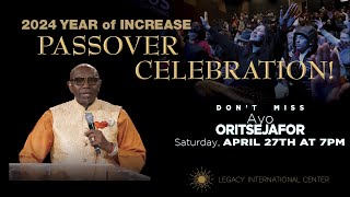 Ayo Oritsejafor LIVE from the MCWE Feast of Passover Celebration