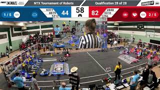 2023 NTX Qual 28 - Sidewinder - Auto 2, Tele 7 - Loss