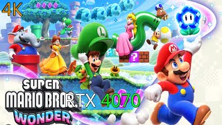 Super Mario Bros. Wonder | PC On YUZU Switch emulator 4070 4K