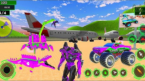 Spider Crane Robot Transform - Crocodile Transformation Game 2021 - Android Gameplay