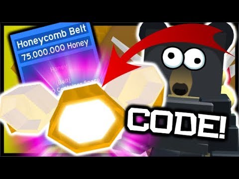Grab Our New Exclusive Code Honeycomb Belt Crafting Roblox Bee Swarm Simulator Youtube - monokuma shrine code roblox