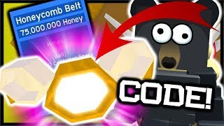 GRAB OUR *NEW* EXCLUSIVE CODE & HONEYCOMB BELT CRAFTING! | Roblox Bee Swarm Simulator