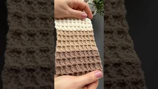 Так легко вяжется этот узор, а получается красота!  узор крючком для пледа
