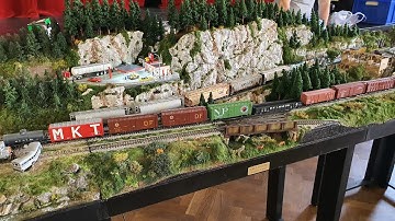 HO scale modular layout