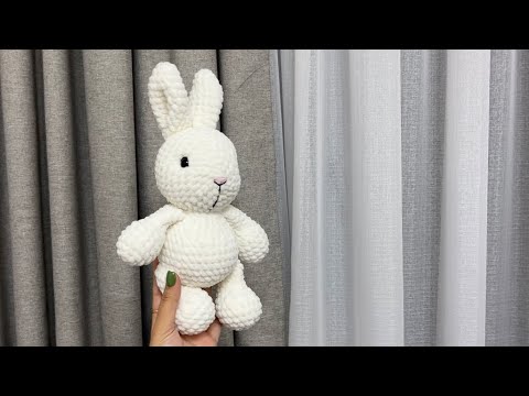ПЛЮШЕВЫЙ КРОЛИК крючком