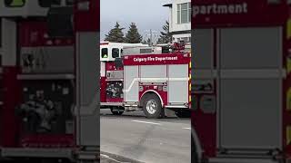 Calgary Engine 8 Responding In The Snow | CFD Calgary Engine 8 Responding In The Snow | CFD