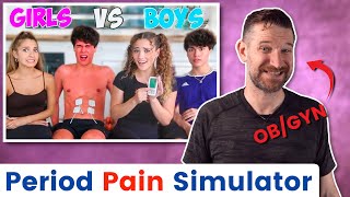 Period cramp simulator tried on men and women. See how it goes (video)
