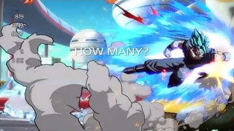 Blue Goku: Most Loops in 1 Combo (cool route)