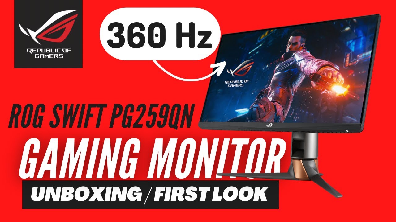 Monitor Gaming ASUS ROG Swift PG259QN (24.5'' - 1 ms - 360 Hz - Nvidia  G-Sync)