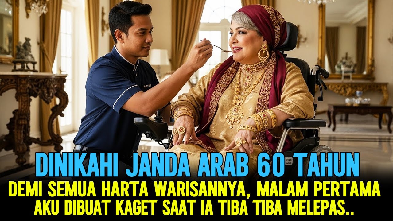 Dinikahi Janda Arab 67 tahun, majikanku sendiri yang lumpuh‼️ M4lam pertama aku syok saat ia lepas…