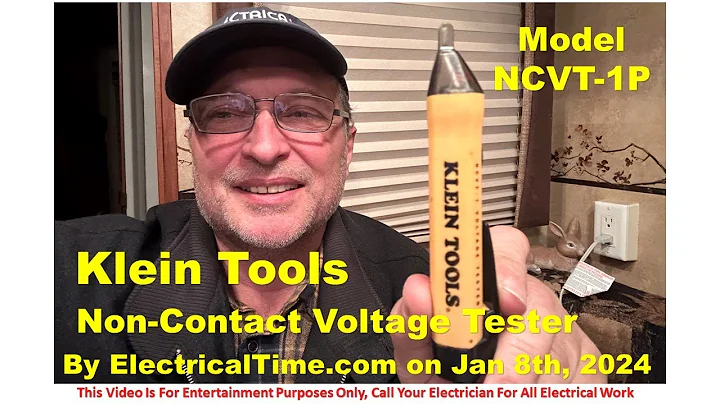 Klein Tools Non Contact Voltage Tester NCVT-1P Demonstration