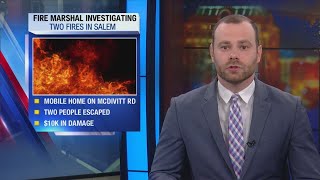 Salem mobile home fire causes $10k in damages