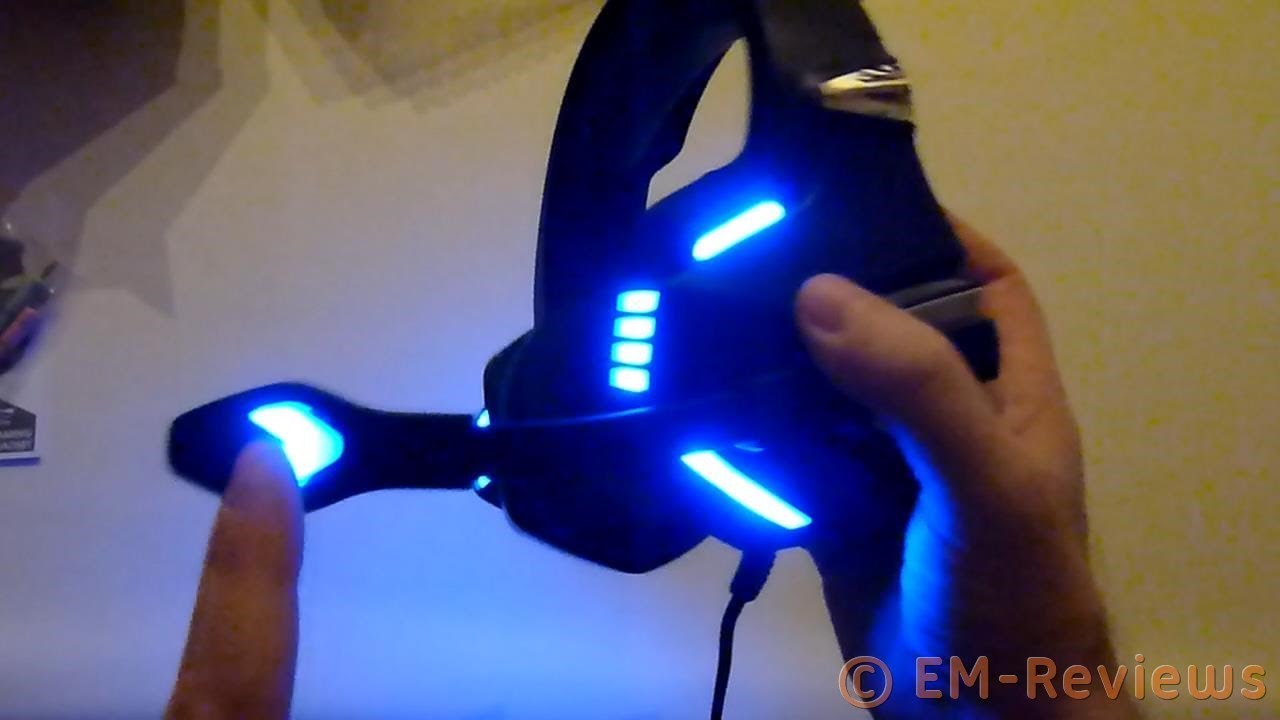 Auriculares Gamer Pc Profesional Luces Led Microfono Gaming