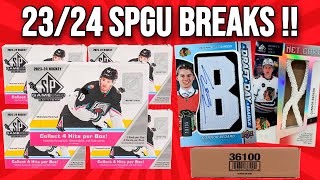 BEDARD HUNT !! 2023-24 Upper Deck SP Game Used Hockey CASE BREAKS !! 🔥