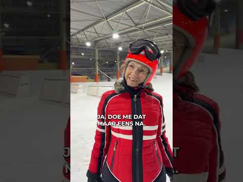 Sissie is 91 en staat nog elke week op de ski's