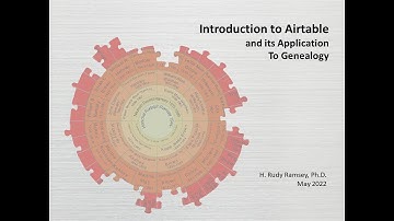 Introduction to Airtable and its Application to Genealogy