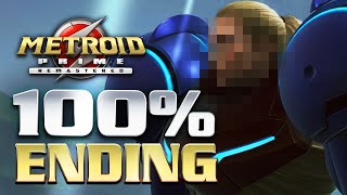 Metroid Prime Remastered - 100% Ending Samus Face Reveal