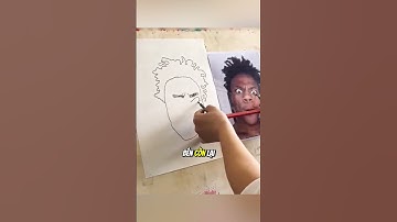 Vẽ chân dung Speed #daochieu #shorts