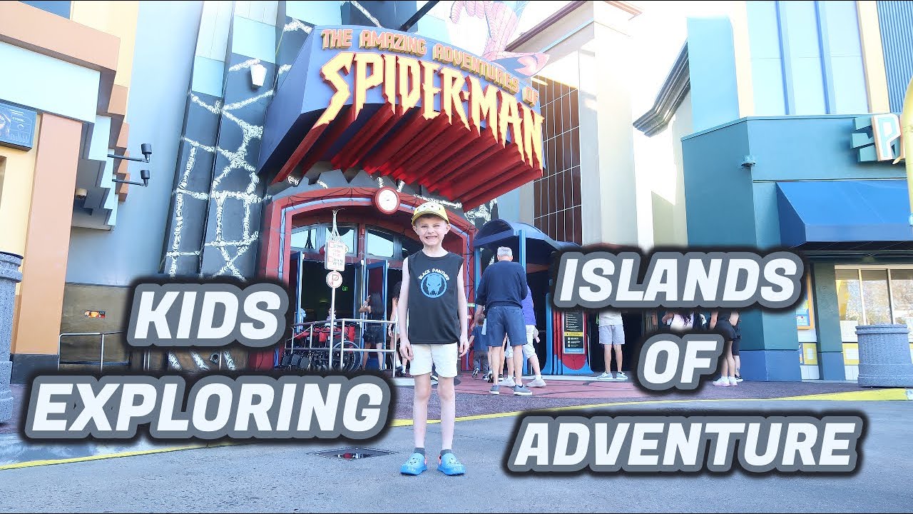 KIDS EXPLORING ISLANDS OF ADVENTURE IN ORLANDO, FLORIDA!