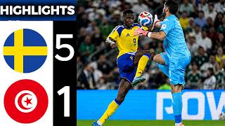 Sweden 5-1 Tunisia | Full Match Highlights | FIFA World Cup 2026
