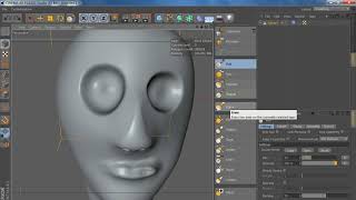 Human face sculpting in c4d (Part 1)